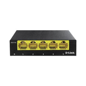 سوییچ دسکتاپ 5 پورت گیگابیتی دی لینک مدل DGS-F105